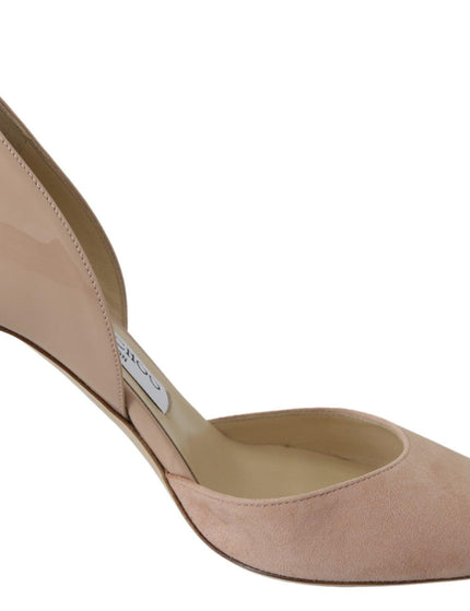 Jimmy Choo Powder Pink Leather Darylin 85 Pumps Shoes - Ellie Belle