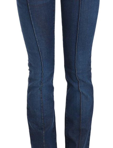 Just Cavalli Blue Low Waist Boot Cut Denim Pants Jeans - Ellie Belle