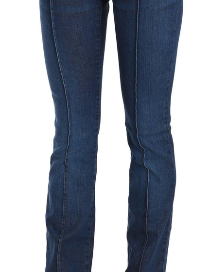 Just Cavalli Blue Low Waist Boot Cut Denim Pants Jeans - Ellie Belle