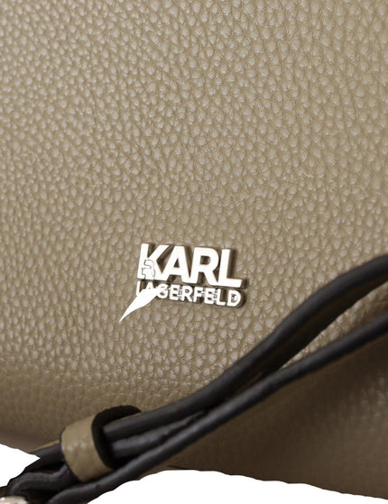 Karl Lagerfeld Sage Green Leather Tote Bag - Ellie Belle