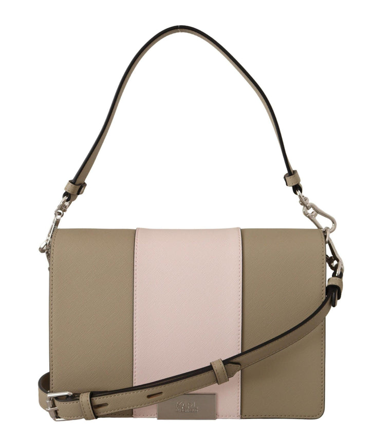 Karl Lagerfeld Sage Polyurethane Shoulder Bag - Ellie Belle