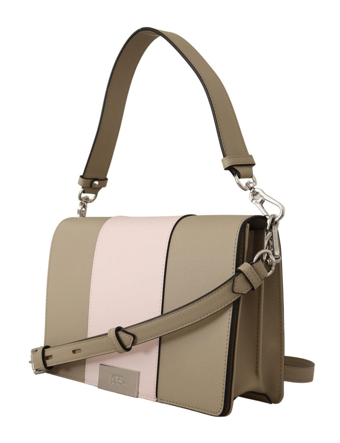 Karl Lagerfeld Sage Polyurethane Shoulder Bag - Ellie Belle