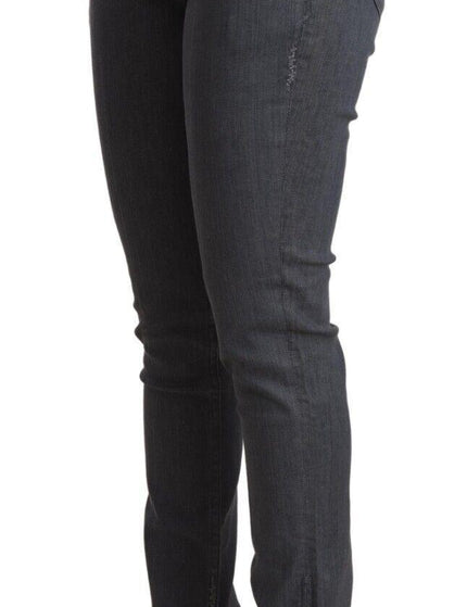 Levi's Gray Cotton Low Waist Skinny Denim Jeans - Ellie Belle