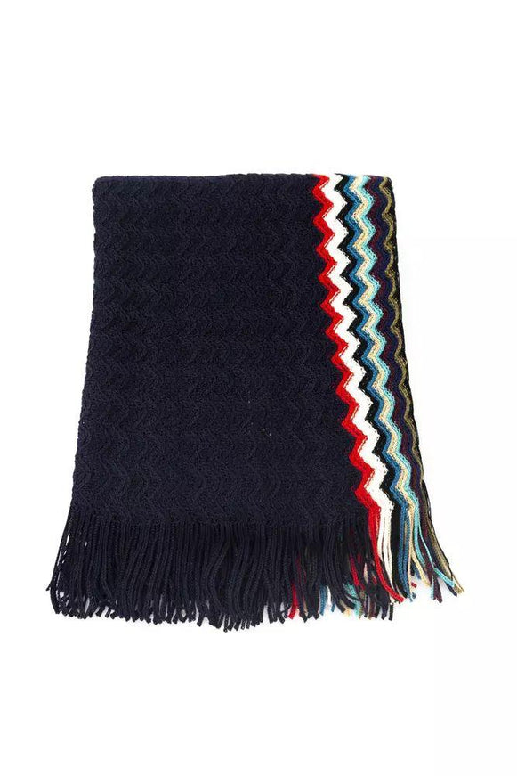 Missoni Black Wool Scarf - Ellie Belle