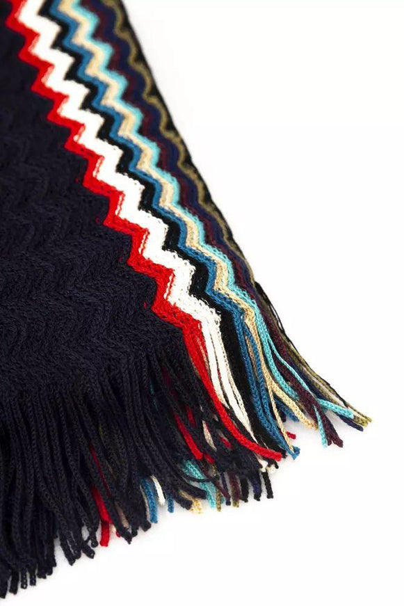 Missoni Black Wool Scarf - Ellie Belle