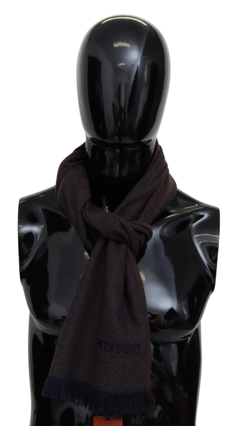 Missoni Brown 100% Cashmere Unisex Scarf - Ellie Belle