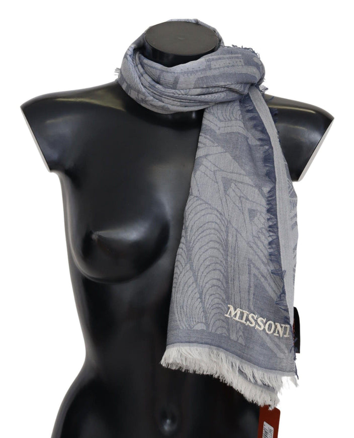 Missoni Gray Cashmere Unisex Neck Warmer Scarf - Ellie Belle