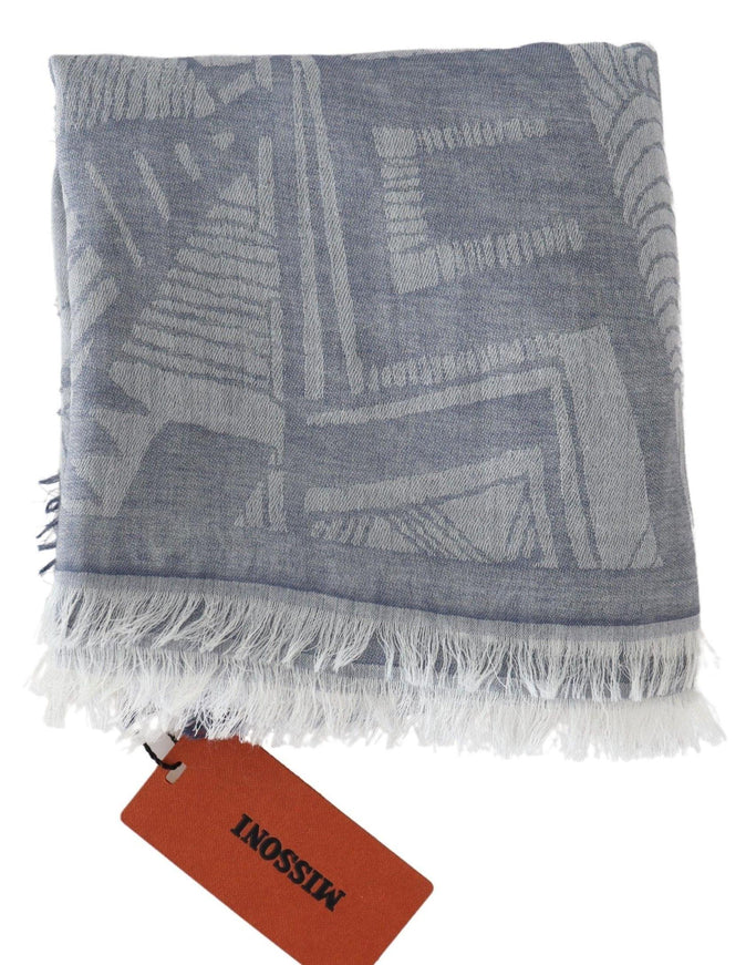 Missoni Gray Cashmere Unisex Neck Warmer Scarf - Ellie Belle