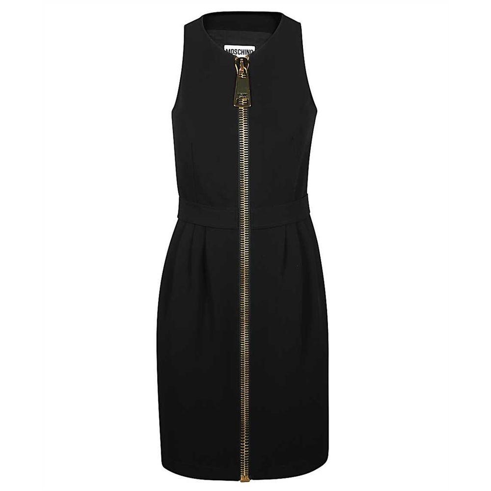 Moschino Couture Black Viscose Dress - Ellie Belle