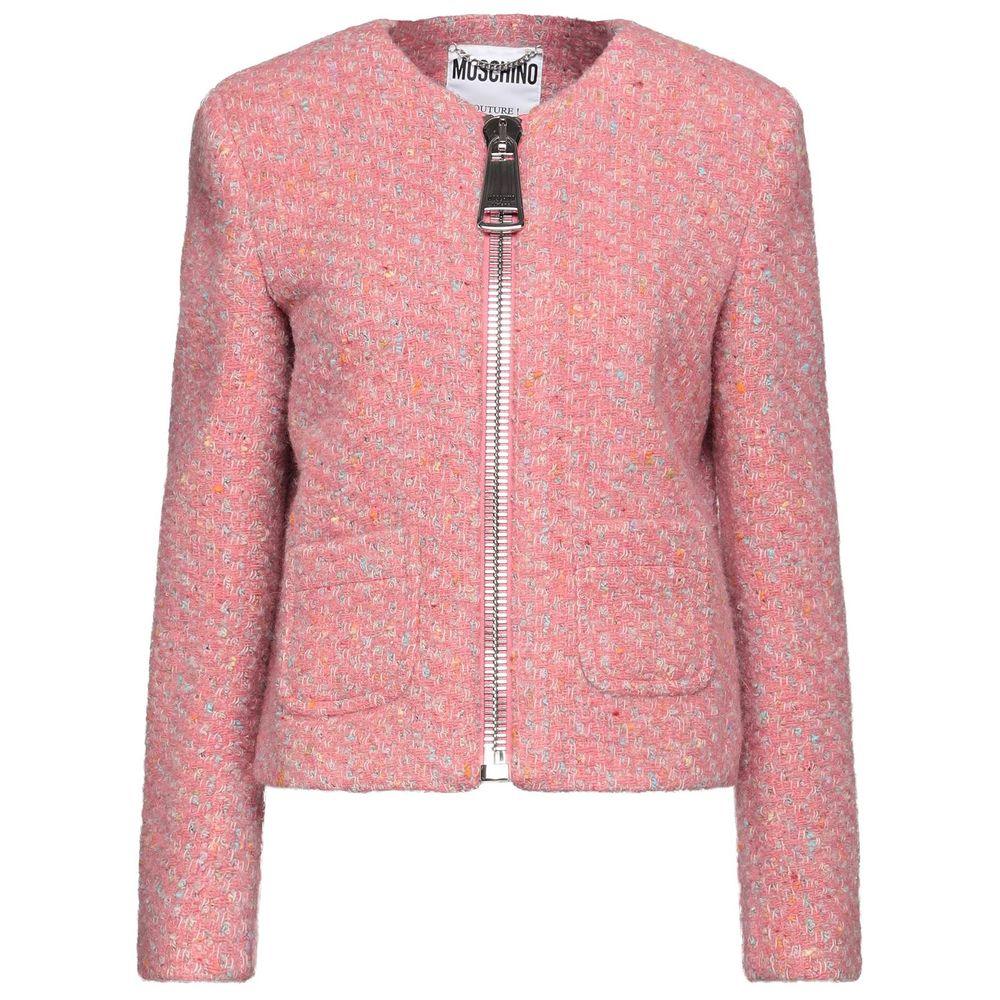 Moschino Couture Pink Wool Vergine Suits & Blazer - Ellie Belle