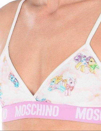 Moschino White My Little Pony Bra Briefs Set Two Piece Bikini - Ellie Belle