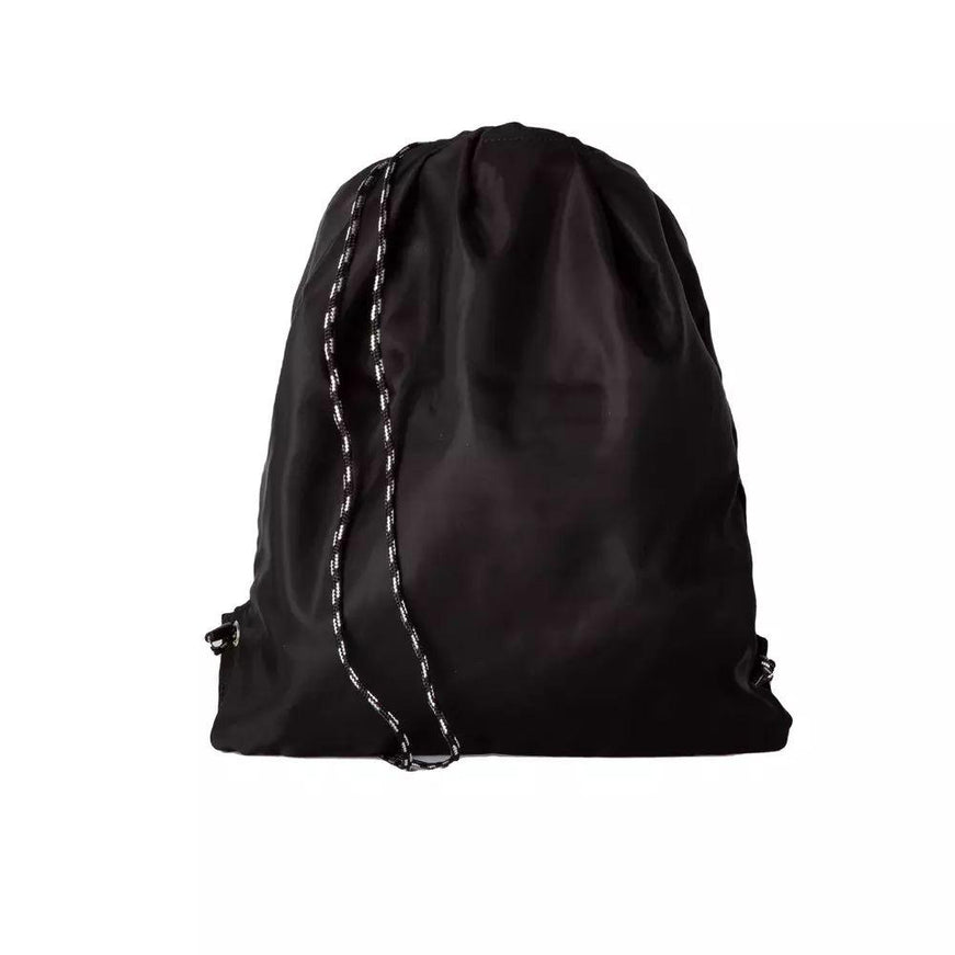 Neil Barrett Elegant Drawstring Backpack in Sleek Black - Ellie Belle