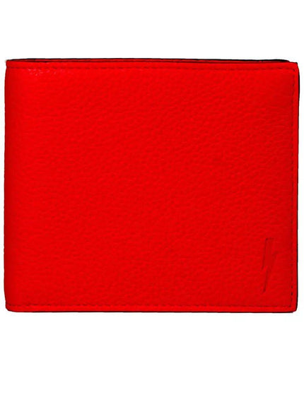 Neil Barrett Sleek Red Leather Men's Wallet - Ellie Belle