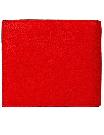 Neil Barrett Sleek Red Leather Men's Wallet - Ellie Belle