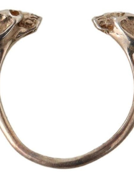 Nialaya Antique Silver Tone Skull Men Jewelry Ring - Ellie Belle