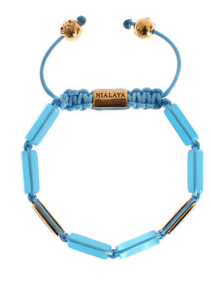 Nialaya CZ Opal 18K Gold 925 Bracelet - Ellie Belle