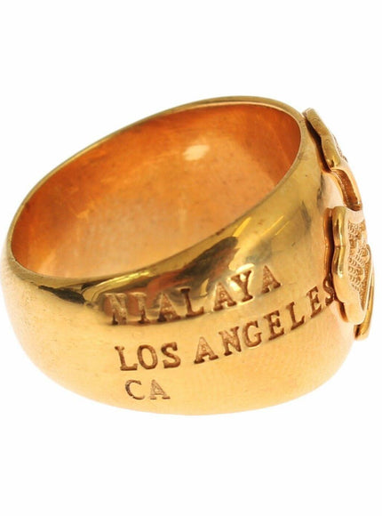 Nialaya Gold Plated 925 Silver Ring - Ellie Belle