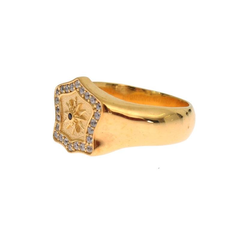 Nialaya Gold Plated 925 Sterling Silver Ring - Ellie Belle