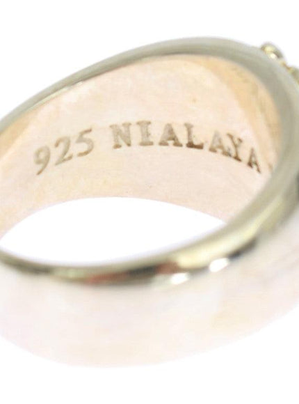 Nialaya Silver Crest 925 Sterling Ring - Ellie Belle