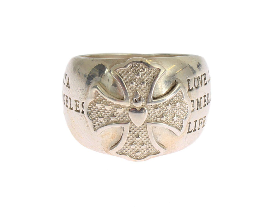 Nialaya Silver Cross Womens 925 Sterling Ring - Ellie Belle