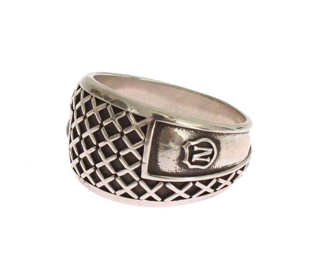 Nialaya Silver Rhodium 925 Sterling Ring - Ellie Belle