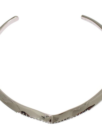 Nialaya Skyfall CZ 925 Silver Bangle Bracelet - Ellie Belle