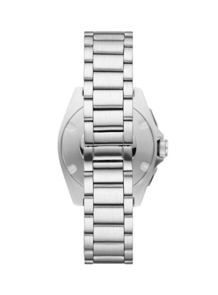Emporio Armani Silver Steel Chronograph Watch - Ellie Belle