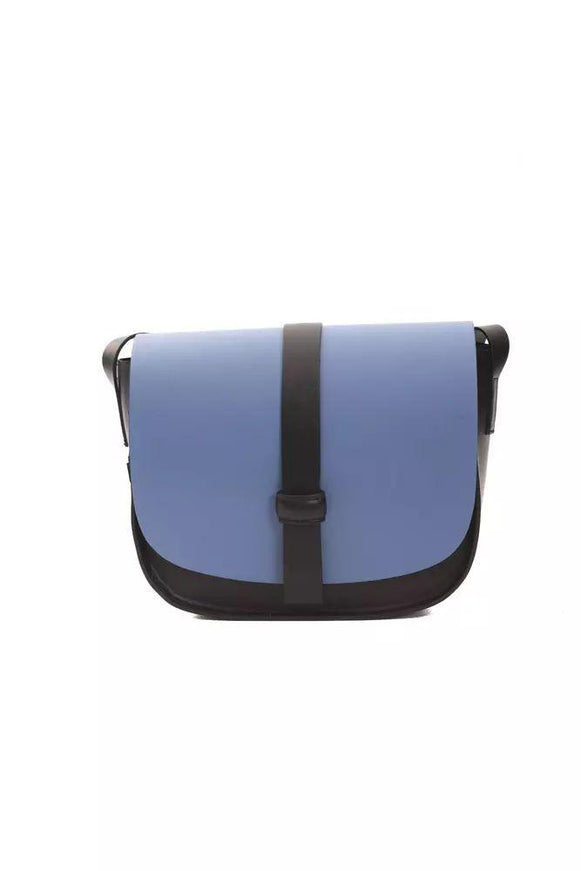 Pompei Donatella Blue Leather Crossbody Bag - Ellie Belle