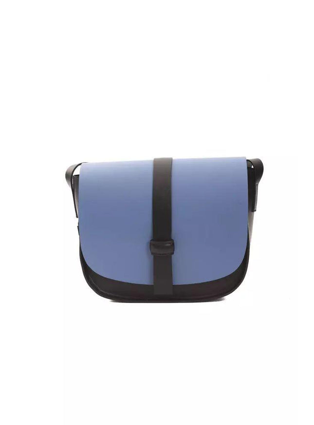 Pompei Donatella Blue Leather Crossbody Bag - Ellie Belle