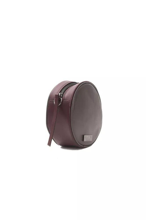 Pompei Donatella Burgundy Leather Crossbody Bag - Ellie Belle