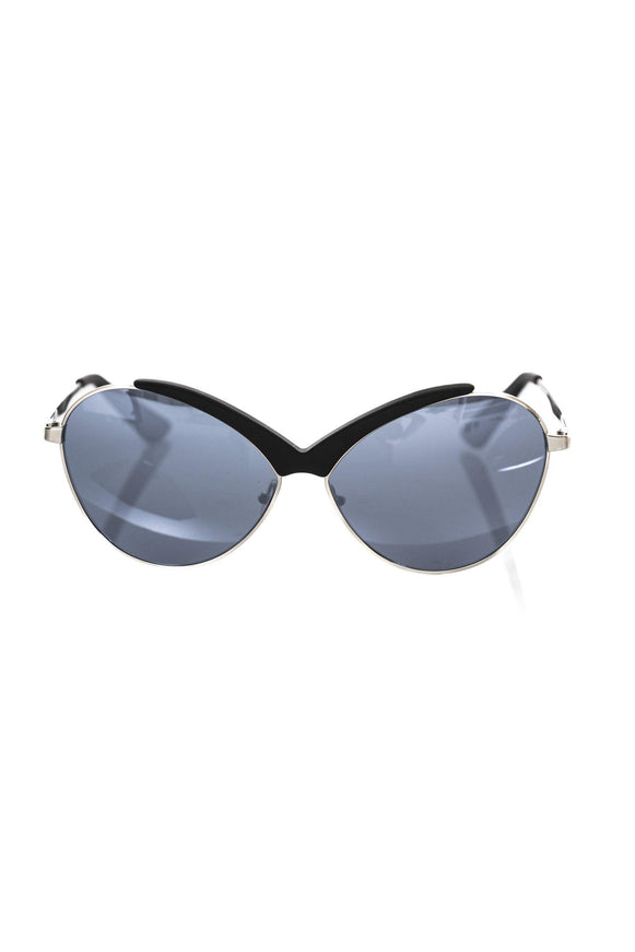 Frankie Morello Black Metallic Fibre Sunglasses - Ellie Belle