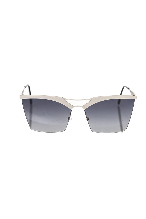 Frankie Morello Silver Metallic Fibre Sunglasses - Ellie Belle