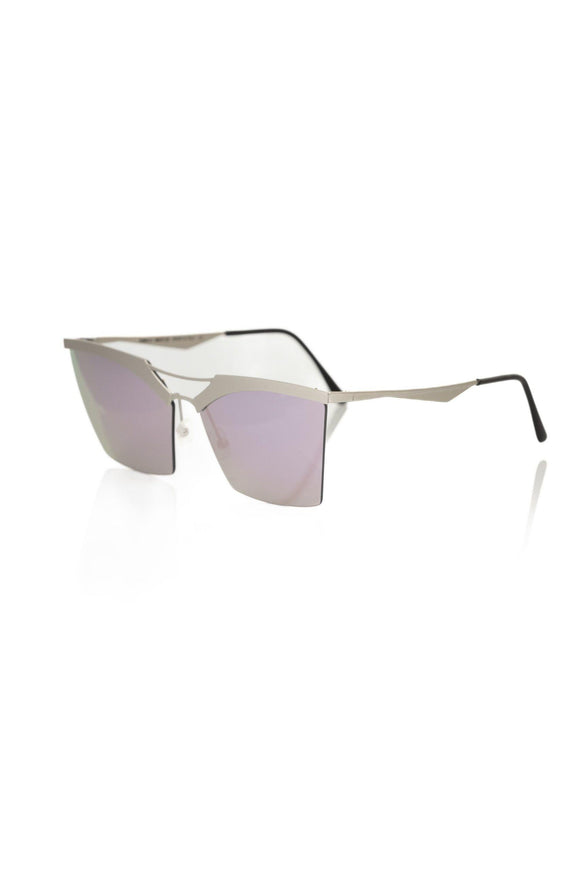 Frankie Morello Silver Metallic Fibre Sunglasses - Ellie Belle