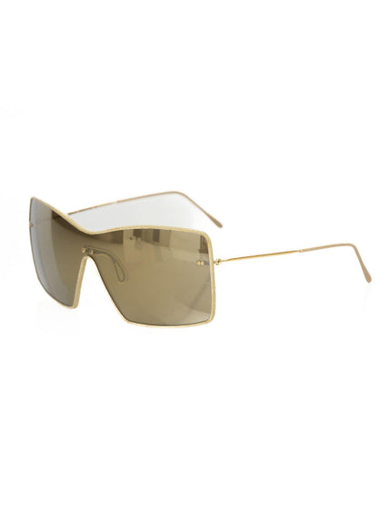 Frankie Morello Gold Metallic Fibre Sunglasses - Ellie Belle