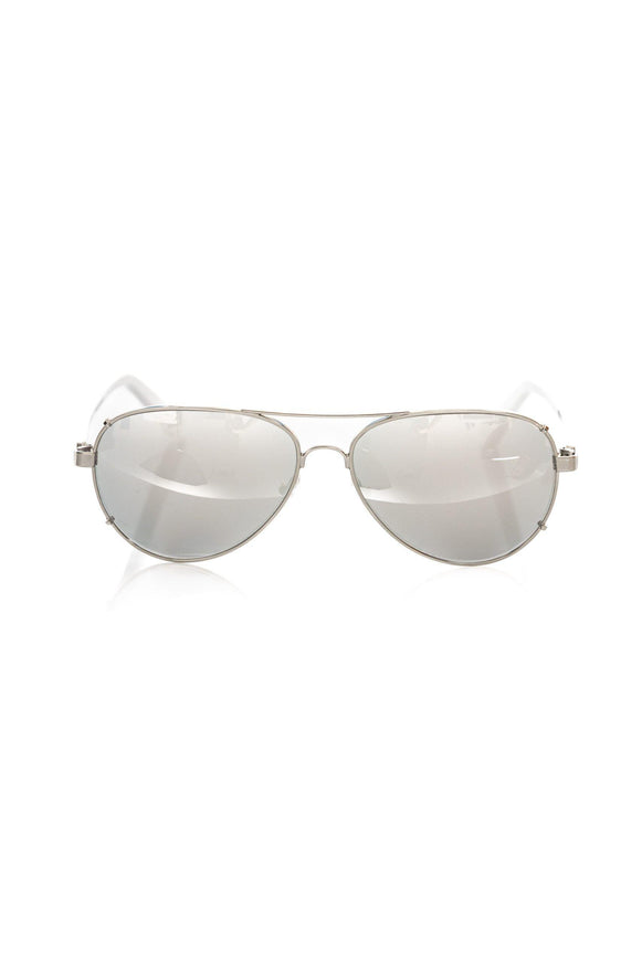 Frankie Morello Silver Metallic Fibre Sunglasses - Ellie Belle