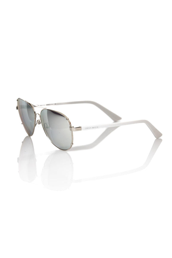 Frankie Morello Silver Metallic Fibre Sunglasses - Ellie Belle