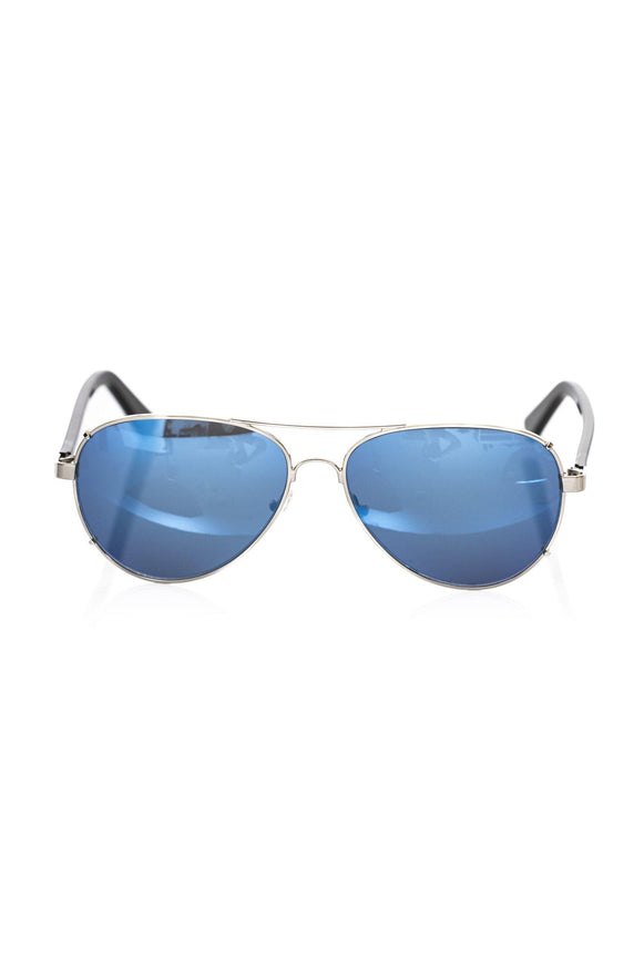 Frankie Morello Silver Metallic Fibre Sunglasses - Ellie Belle