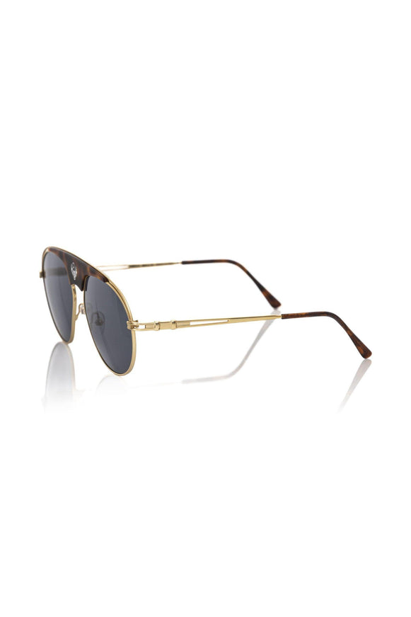 Frankie Morello Brown Metallic Fibre Sunglasses - Ellie Belle