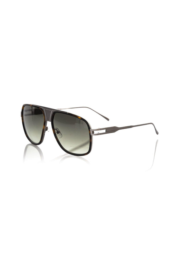 Frankie Morello Brown Metallic Fibre Sunglasses - Ellie Belle