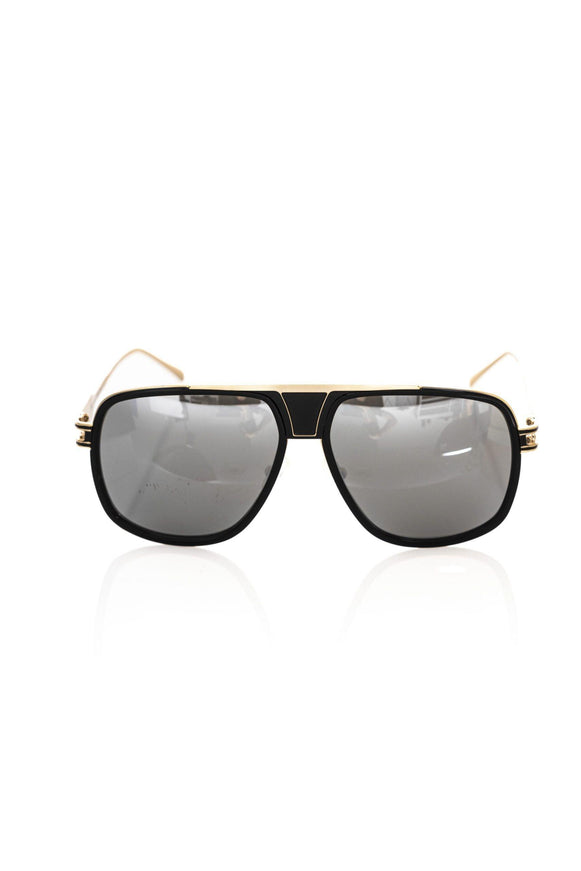 Frankie Morello Black Metallic Fibre Sunglasses - Ellie Belle