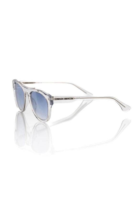 Frankie Morello White Acetate Sunglasses - Ellie Belle