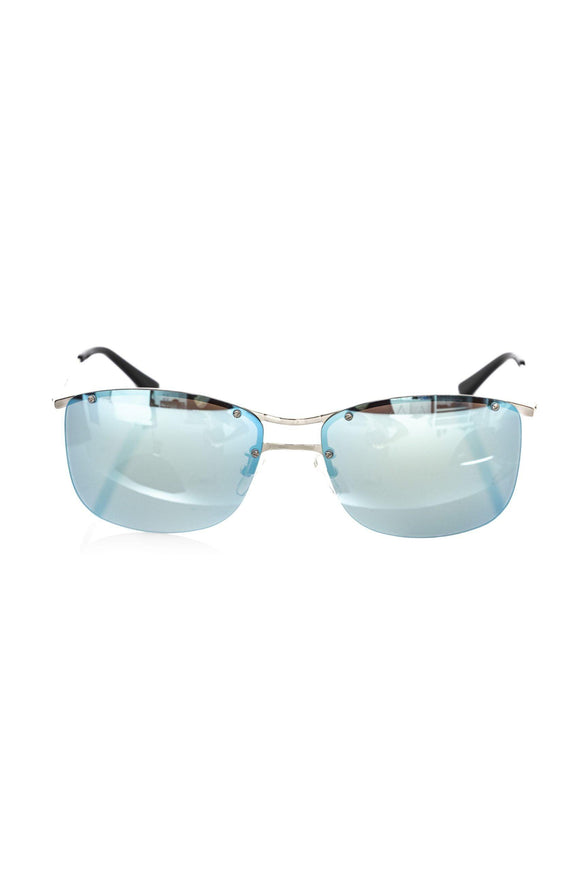 Frankie Morello Silver Metallic Fibre Sunglasses - Ellie Belle