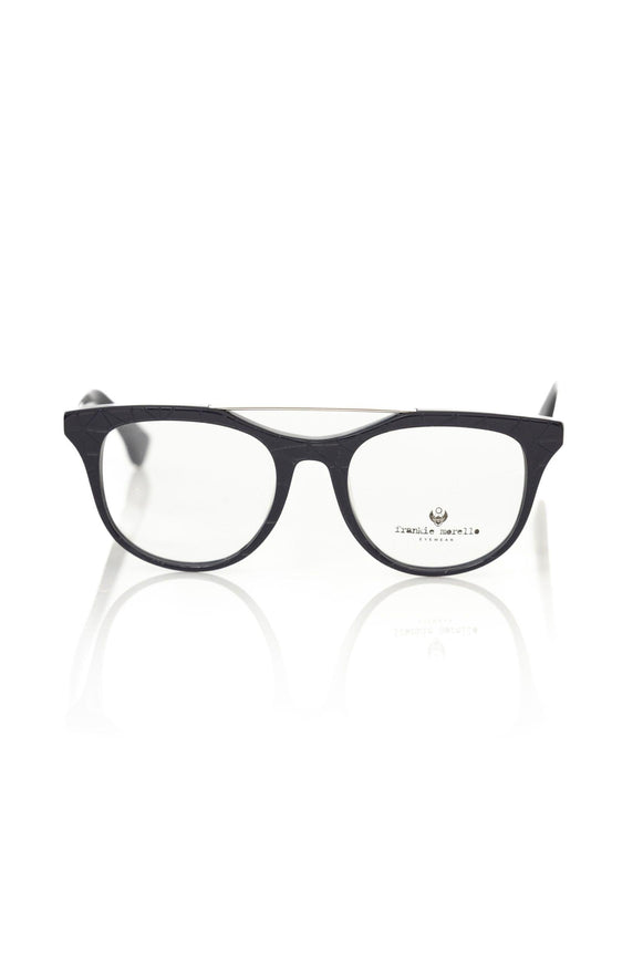 Frankie Morello Geometric Pattern Wayfarer Eyeglasses - Ellie Belle