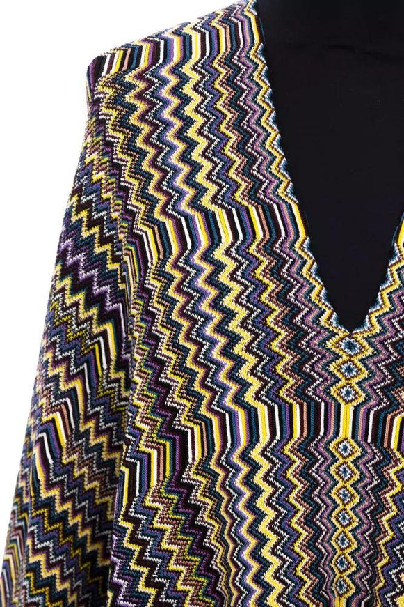 Missoni Multicolor Wool Poncho - Ellie Belle