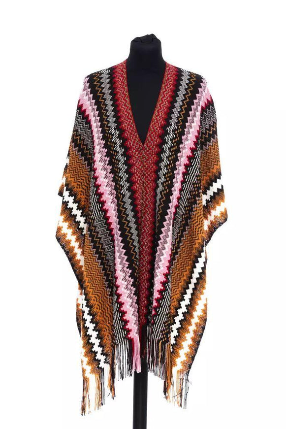 Missoni Multicolor Wool Poncho - Ellie Belle