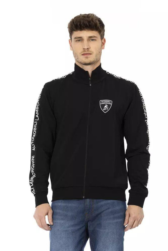 Automobili Lamborghini Black Polyester Sweater - Ellie Belle