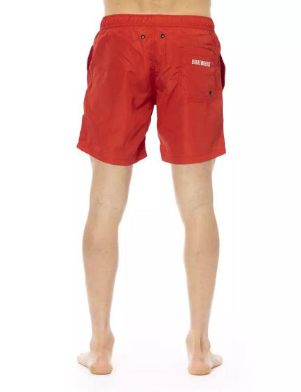 Bikkembergs Red Polyester Swimwear