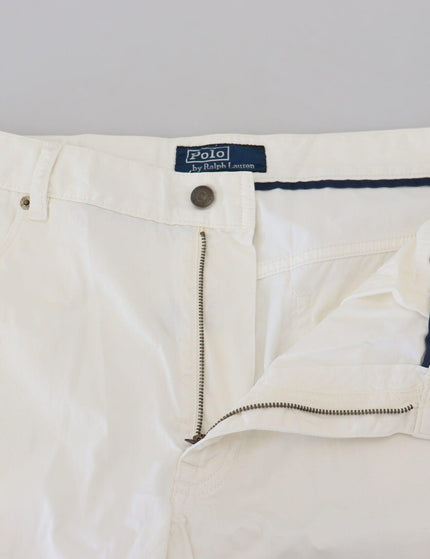 Ralph Lauren Ivory Cotton Straight Fit Men Denim Jeans - Ellie Belle