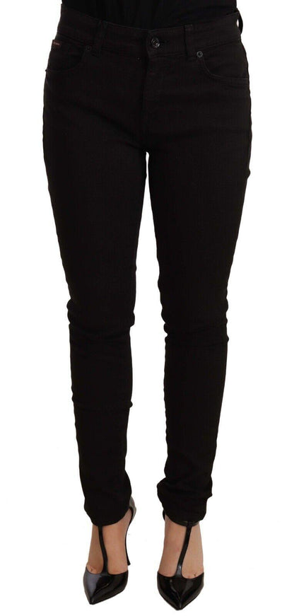 Dolce & Gabbana Black Slim Fit Denim Cotton Stretch Jeans - Ellie Belle