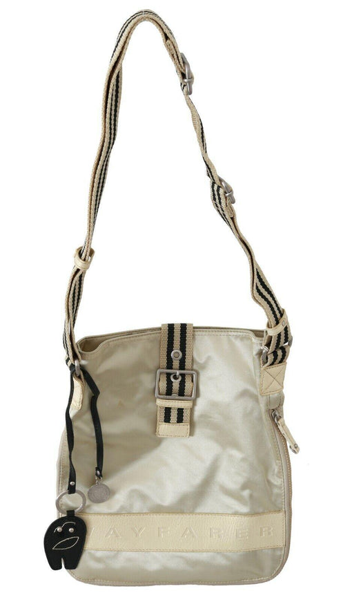 WAYFARER Beige Handbag Shoulder Tote Fabric Purse - Ellie Belle